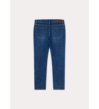 Hackett London Jeans Light Selvage blau