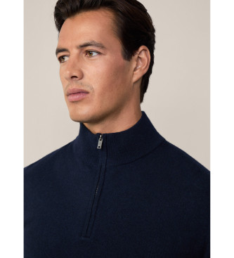 Hackett London Cash Mix navy Pullover