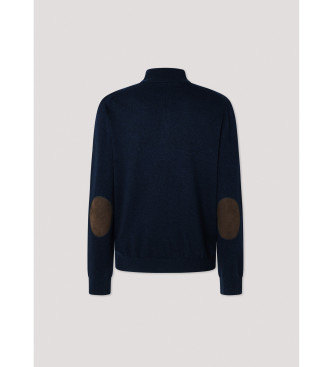 Hackett London Cash Mix navy Pullover