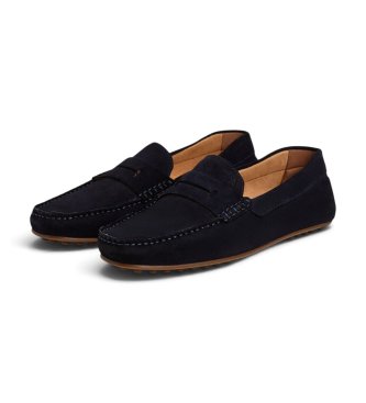 Hackett London Semi? mokasinke Driver Saddle, mornarsko modre
