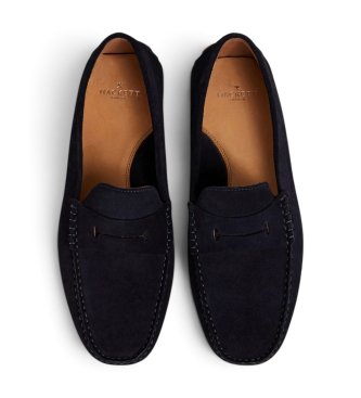 Hackett London Semi? mokasinke Driver Saddle, mornarsko modre