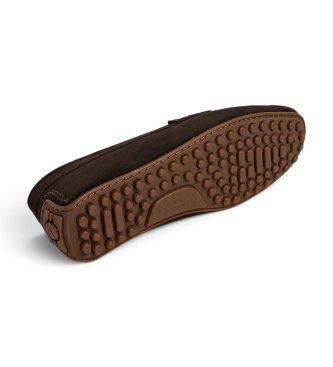 Hackett London Rjavi semiš mokasini Driver Saddle