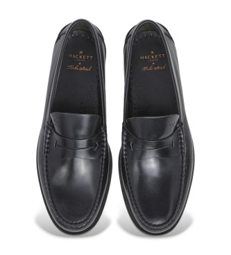 Hackett London Chesfield Loafer lderloafers svart