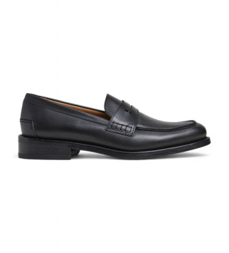 Hackett London Mocasines de Piel Jame Sign negro