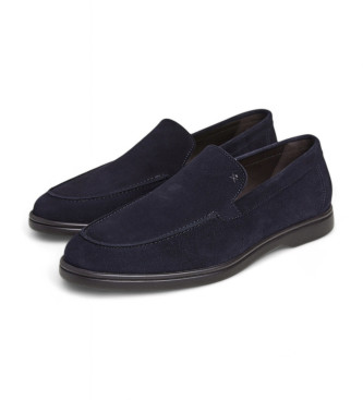 Hackett London Mocasines de Piel Martin Signature marino