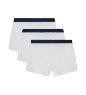 Hackett London Pack 3 weie Core Boxershorts