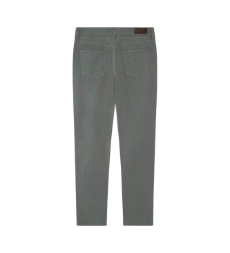 Hackett London Pantaloni 5 tasche regolari verdi