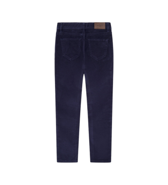 Hackett London Broek 5 Pocket Koorden marine