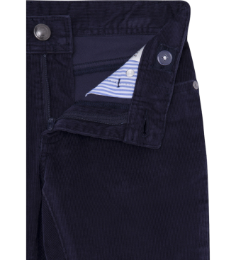 Hackett London Broek 5 Pocket Koorden marine