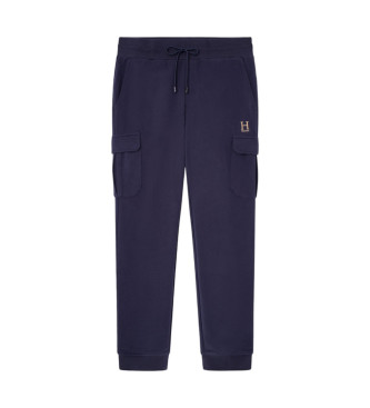 Hackett London Cargo Heritage H Byxor marinbl