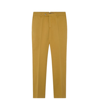 Hackett London Pantalon chino slim Kensington jaune