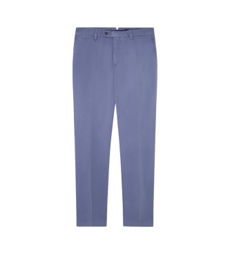 Hackett London Spodnie Kensington Slim Chino w kolorze niebieskim