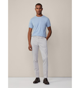 Hackett London Kensington Slim Chino Trousers grey