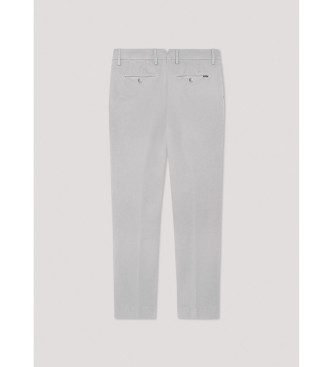 Hackett London Pantalon chino slim Kensington gris