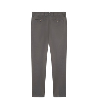 Hackett London Spodnie Kensington Slim Chino w kolorze zielonym