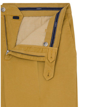 Hackett London Pantaln Chino Sanderson Fit Clsico amarillo