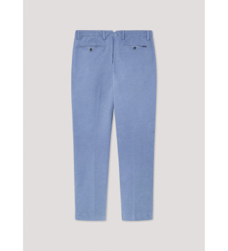 Hackett London Sanderson Classic Fit Chino Trousers blue