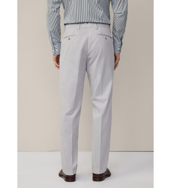 Hackett London Sanderson Classic Fit Chino Trousers Cinzento