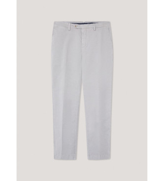 Hackett London Sanderson Classic Fit Chino Trousers Grey