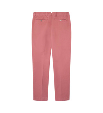 Hackett London Pantaloni chino Sanderson Classic Fit Rosa