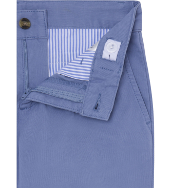 Hackett London Klassische Chino-Hose blau