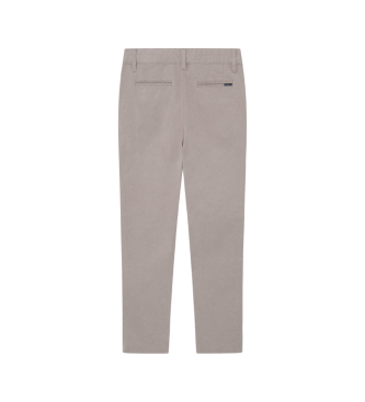 Hackett London Klassieke Chino Broek beige