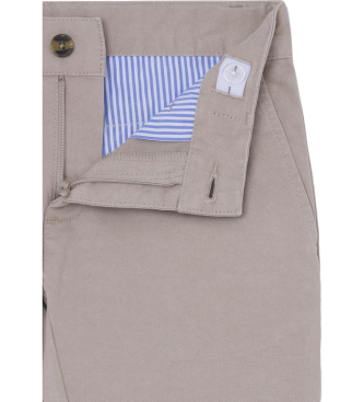 Hackett London Pantalon chino classique beige