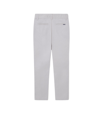 Hackett London Klassieke chino broek grijs