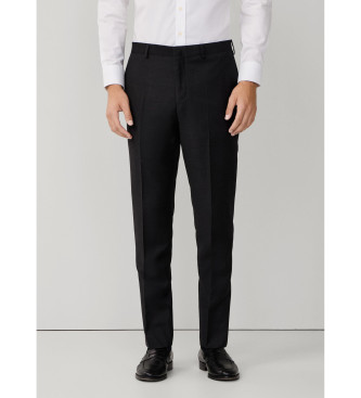 Hackett London Kostymbyxa i antracitgr� ull