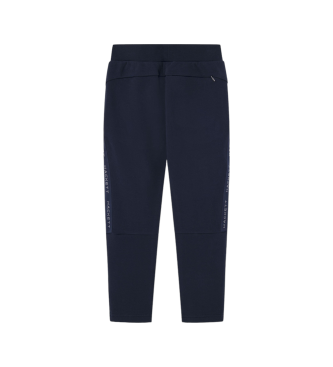 Hackett London Spodnie Jogger Club w kolorze granatowym