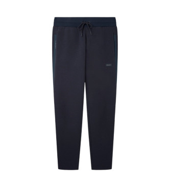 Hackett London Spodnie Jogger Club w kolorze granatowym