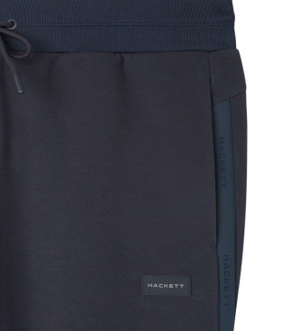 Hackett London Spodnie Jogger Club w kolorze granatowym