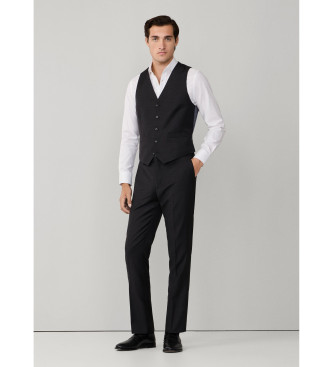 Hackett London Pantaloni semplici grigio scuro