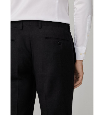 Hackett London Pantaloni semplici grigio scuro
