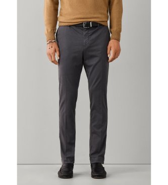 Hackett London Pantalone chino Kensington grigio