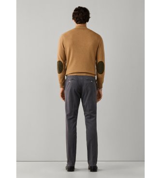 Hackett London Pantalone chino Kensington grigio