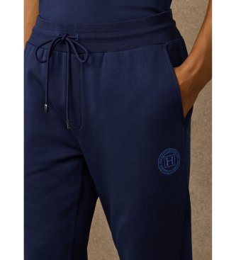 Hackett London Spodnie dresowe H granatowe