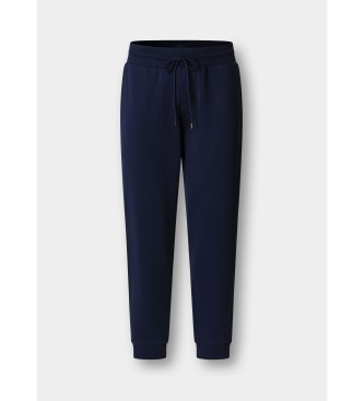 Hackett London Spodnie dresowe H granatowe