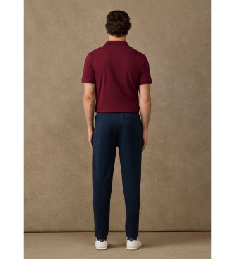Hackett London Pantalon jogger en molleton avec logo marine