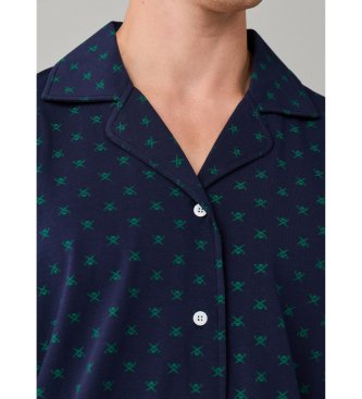 Hackett London zestaw ikon pi?amy w kolorze granatowym