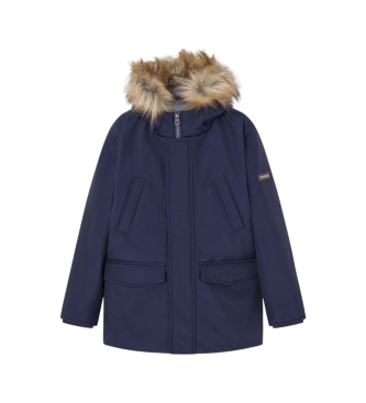 Hackett London Basic Parka marinebl