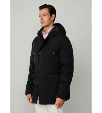 Hackett London Parka hbrida verde
