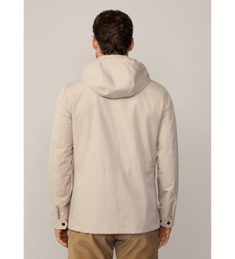 Hackett London Parka beige da viaggio