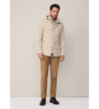 Hackett London Journey parka bege