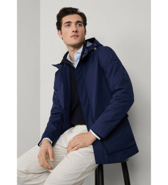 Hackett London Parka Onshore Velo navy
