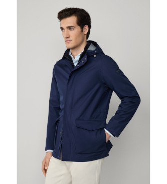 Hackett London Parka Onshore Velo navy