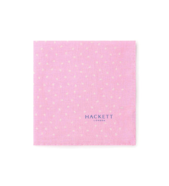 Hackett London Bowler scarf pink