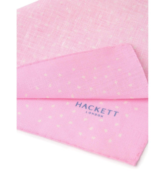 Hackett London Bowler scarf pink