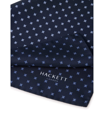 Hackett London Sciarpa a fiori blu scuro