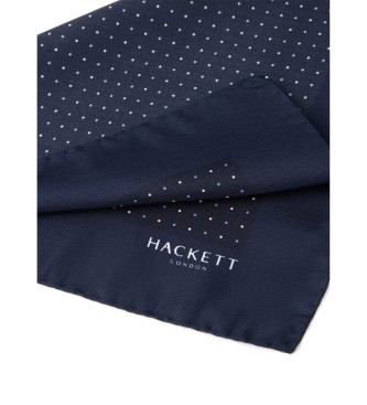 Hackett London Cachecol Herr Dot azul-marinho
